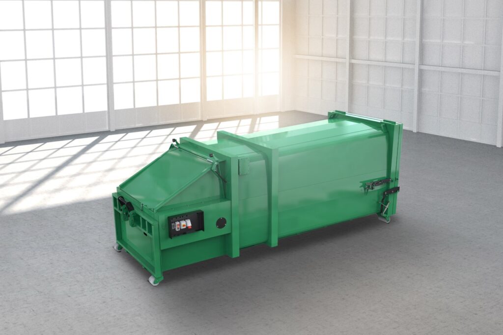 Nassmüllpressen für Abrollkipper (Presscontainer)
